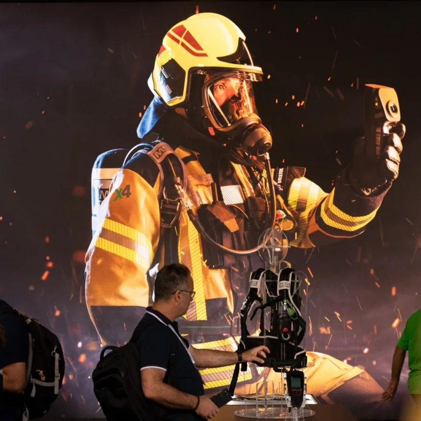 Verneutstyr og sikkerhetsutstilling på INTERSCHUTZ